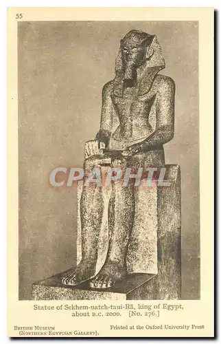 Cartes postales moderne Statue of Sekhem uatch taui Ra King of Egypt