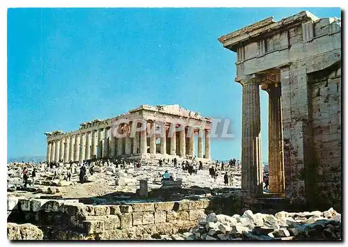 Moderne Karte Athens L'Acropole Le Pathernon