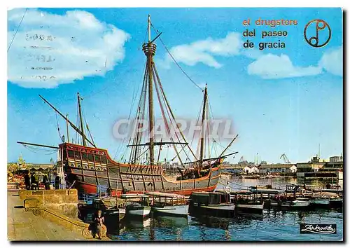 Cartes postales Barcelona Carabela Santa Maria