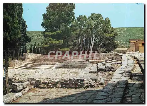 Cartes postales Crete Cnossos Le theatre