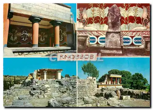 Moderne Karte Knossos Le Palais du Roi Minos