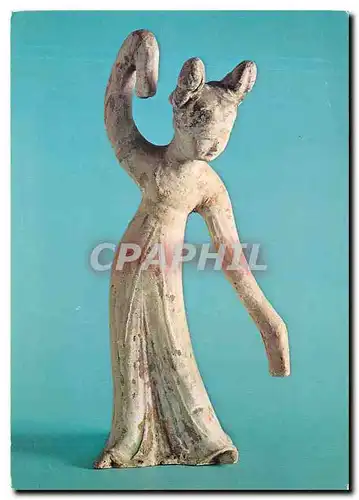 Moderne Karte Paris Musee Guimet Statuette funeraire danseuse