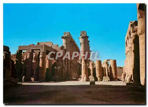 Moderne Karte Luzor Temple of Karnak