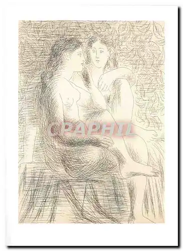 Cartes postales moderne Pablo Picasso Deux Nus assis 1930