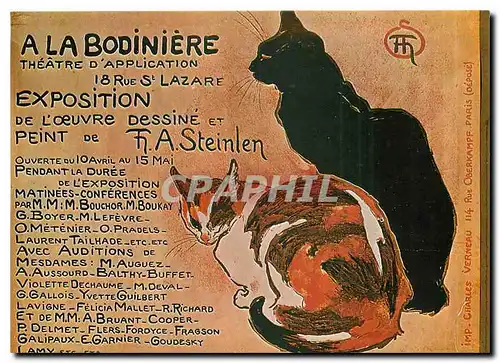 Moderne Karte Nos Publicites A La Bodiniere  Chats Chat
