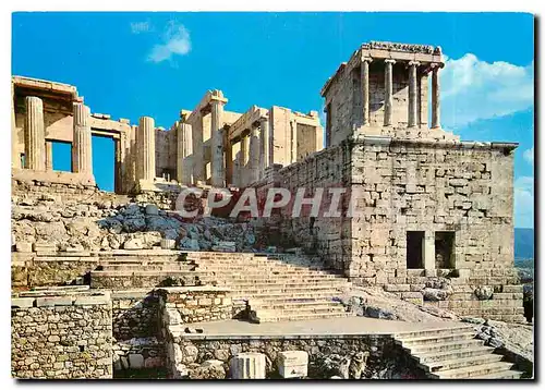 Moderne Karte Athene Acropole Les Propylees