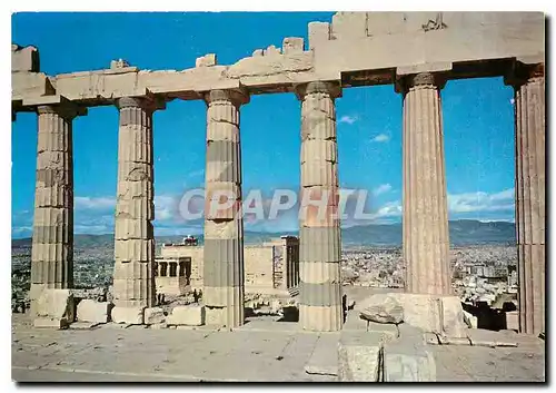 Moderne Karte Athenes L'Acropole Vue de l'Erechtheion