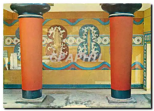 Cartes postales moderne Cnossos La salle aux hashes doubles