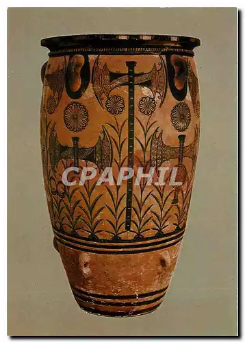 Moderne Karte Crete Musee d'Heraclion Vase de Knossos