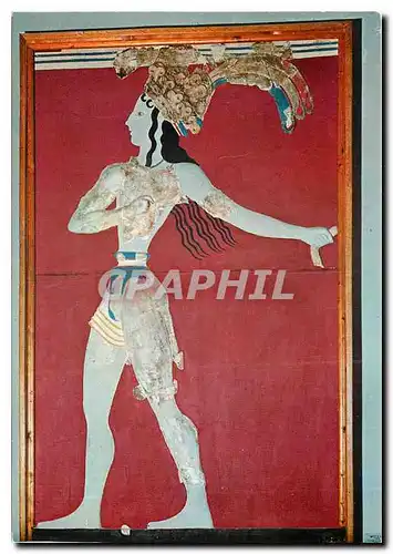 Cartes postales moderne Musee d'Heraclion Grand pretre royal au Prince sur lyn