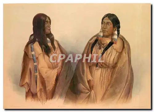 Cartes postales moderne Frauen der Snake und Cree Indianer