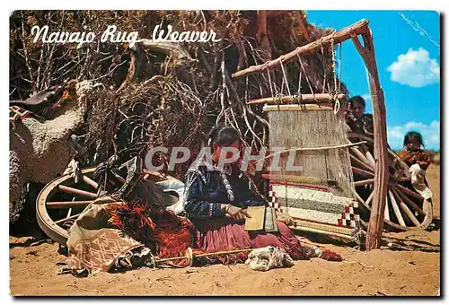 Cartes postales moderne Navajo rug weaver