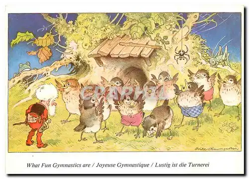 Moderne Karte What fun Gymnastics are