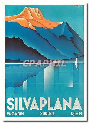 Cartes postales moderne Silvaplana Engadin Surlej Johannes Handschin