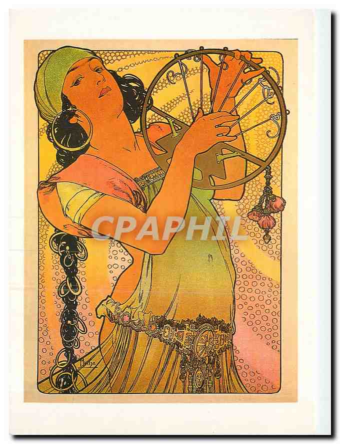 Moderne Karte Alphonse Mucha Salome estampe moderne 1897 Nr. DGNG03