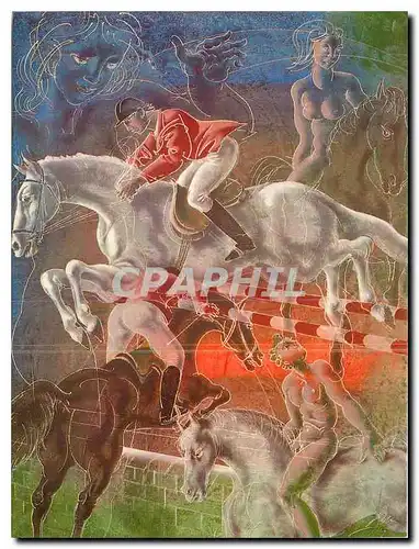 Cartes postales moderne Comite International Olympique Sports equestres par Hans Emi