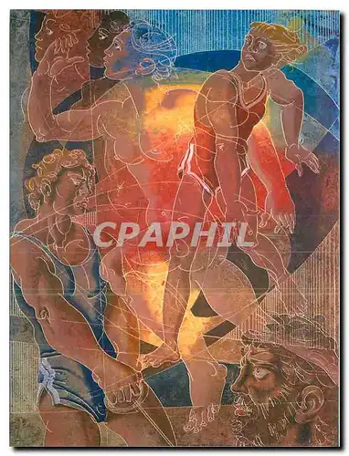 Cartes postales moderne Comite International Olympique Jeux de l'Olympiade par Hans Erni