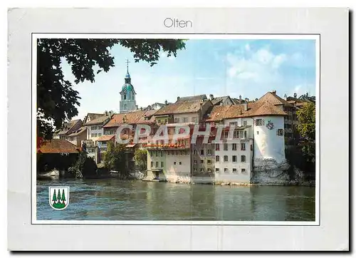 Cartes postales moderne Olten Altstadt mit Aare