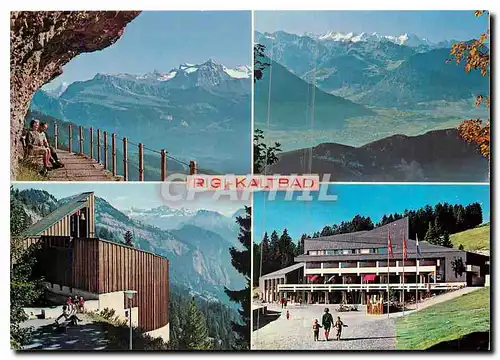 Cartes postales moderne Rigi Kaltbad Blick in die Berner Alpen