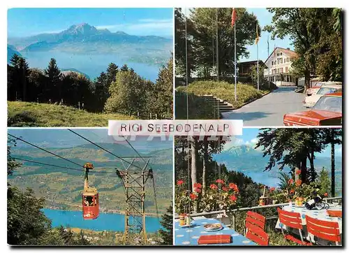 Moderne Karte Rigi Seebodenalp