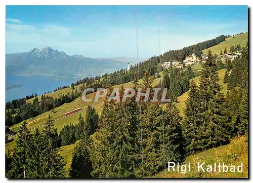 Cartes postales moderne Rigi Kaltbad Train Funiculaire