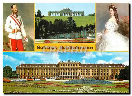 Moderne Karte Schloss Schonbrunn Vienne Chateau de Schoenbrunn