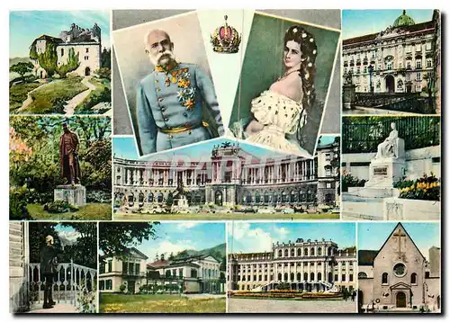 Cartes postales moderne Franz Josef Kaiser von Osterreich Elisabeth