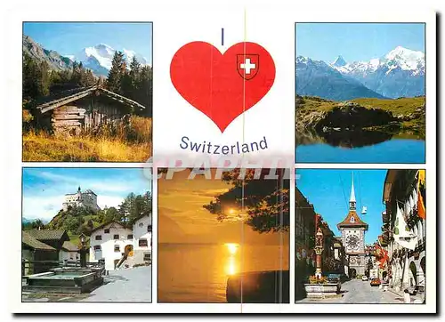 Cartes postales Switzerland Jungfrau Matterhorn Tarasp Thunersee Bern