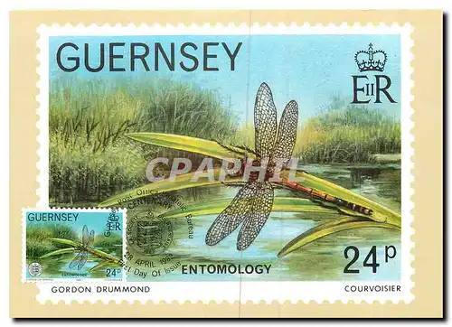 Cartes postales Guernsey Entomology