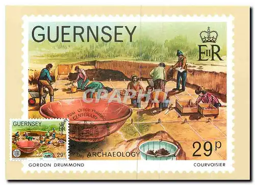 Cartes postales Guernsey Archaelogy