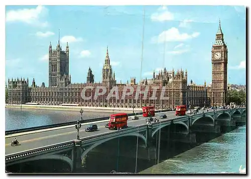 Cartes postales moderne House of Parliament and Westminster Bridge London