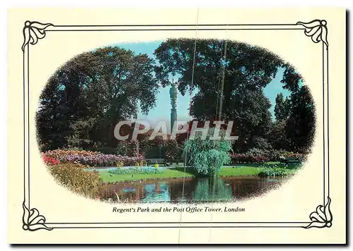 Cartes postales moderne Regent's Park and the Post Office Tower London