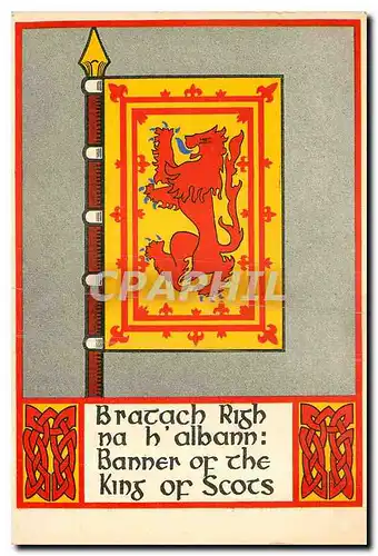 Moderne Karte The Banner Series Bhratach Righ na H'Albann Banner of the King of Scotts