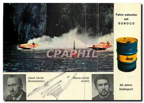 Cartes postales moderne Fahre mit sunoco Josef Ulrich Europamelster Pierre Ulrich Junior