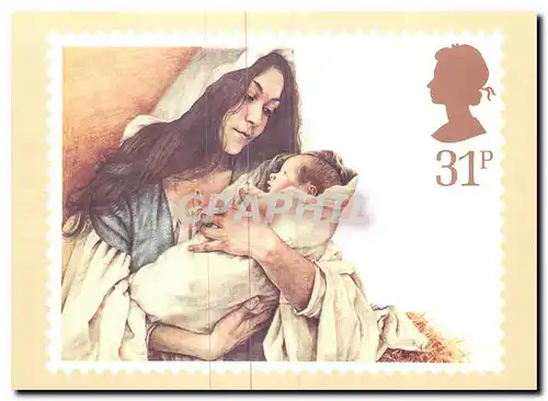 Cartes postales moderne Christmas Virgin and Child