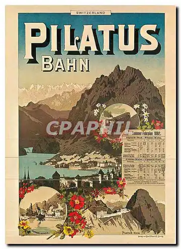 Cartes postales moderne Switzerland Pilatus Bahn J Weber