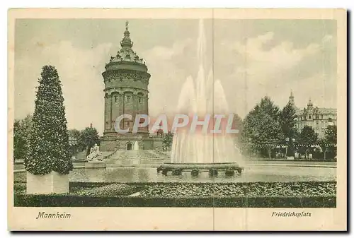 Cartes postales Mannheim Friedrichsplatz