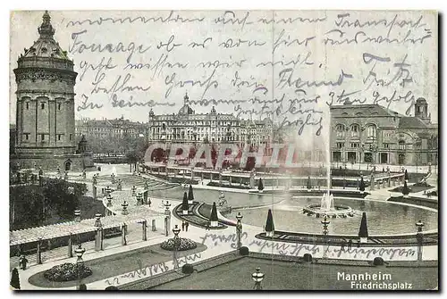 Cartes postales Mannheim Friedrichsplatz