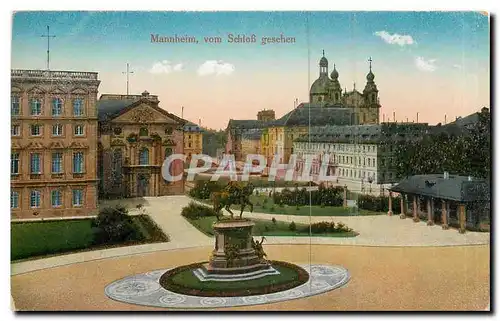 Cartes postales Mannheim vom Schloss gesehen