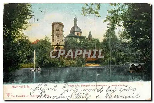 Cartes postales Mannheim Paris Stadtpark mit Sternwarte
