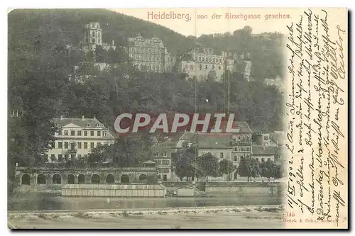 Cartes postales Heidelberg von der Kirschgasse gesehen