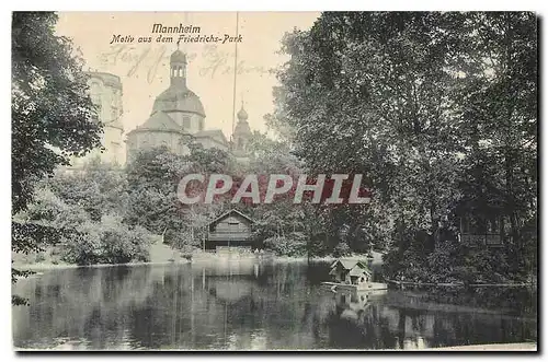 Cartes postales Mannheim Motiv aus dem Friedrichs Park