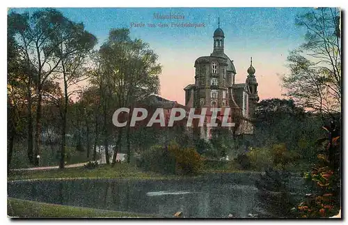 Cartes postales Mannheim Partie aus dem Friedrichspark