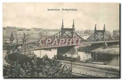 Cartes postales Mannheim Neckarbrucke