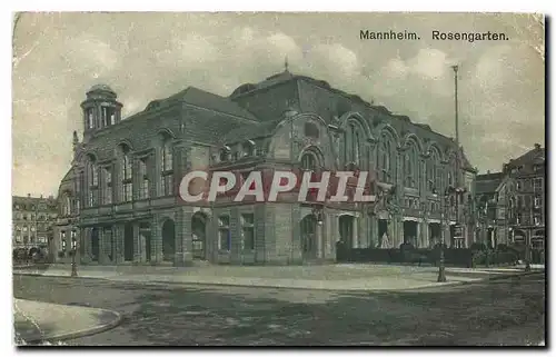 Cartes postales Mannheim Rosengarten