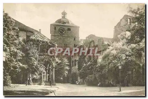 Ansichtskarte AK Schloss Heidelberg Der Wartturm Ludwigsbau und Ruprechtsbau