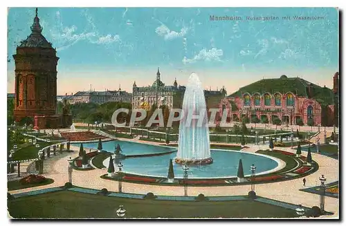 Cartes postales Mannheim Rosengarten mit Wasserhorn