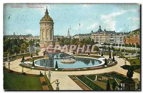 Cartes postales Mannheim Friedrichsplatz