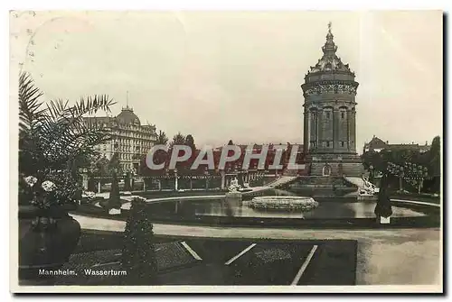 Cartes postales Mannheim Wasserturm