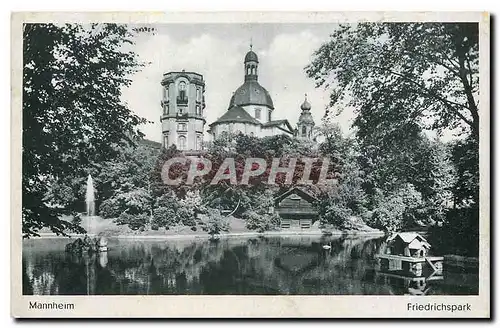 Cartes postales Mannheim Friedrichspark